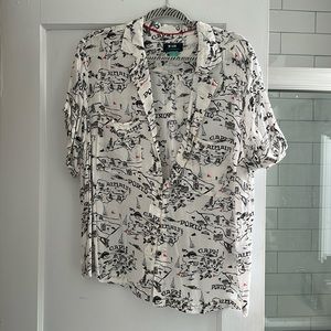 Anthro button up shirt